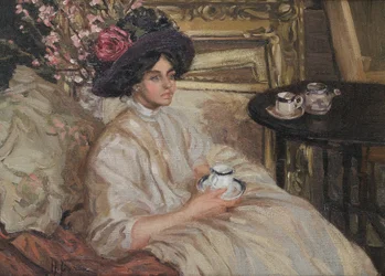Nachmittagstee, 1917
