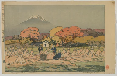Fujiyama - Herbst, Showa-Ära