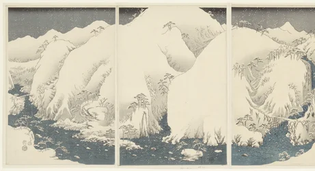 Berge und Flüsse entlang der Kiso-Route