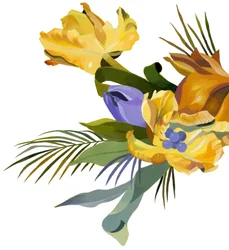 Gelbe Tulpe