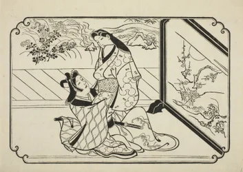 Hinter dem Bildschirm, ca. 1673-81
