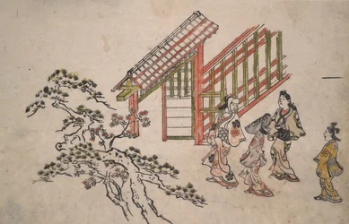 Nahe dem neuen Tor von Yoshiwara