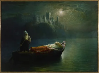 Der Tod von Elaine, 1877