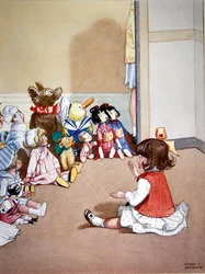 Dorothy erzählt den Kindern eine Geschichte
