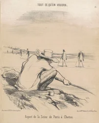 Ansicht der Seine von Paris bis Chatou