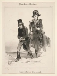 Wie man sich bettet, so liegt man, Platte 4 aus Proverbes et Maximes