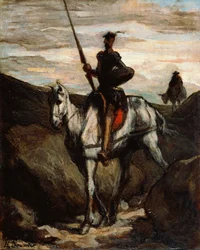 Don Quixote in den Bergen
