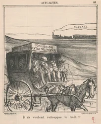 Und sie wollen den Zug einholen!!!