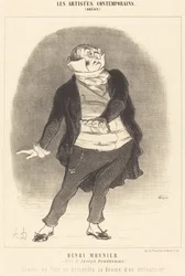 Henri Monnier (Rolle des Joseph Prudhomme)