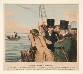 Das letzte Kapitel des Telemach, aus La Caricature (Journal)