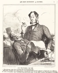 Die Politiker des Cafés