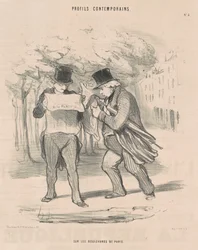 Auf den Boulevards von Paris