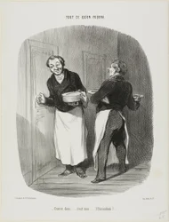 „- Mach auf..... ich bin es.... das Kalbsragout!,“ Platte 17 aus Tout Ce Qu