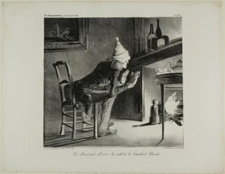 General Mortier, am Abend vor der Schlacht von Waterloo, Tafel 456