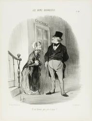 „Er ist ein Laaaand-Looooord geworden!“, Tafel 18 aus Les Bons Bourgeois