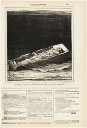 Inzwischen bestehen sie darauf, dass es ihr nie besser ging, Platte 183 aus Actualités