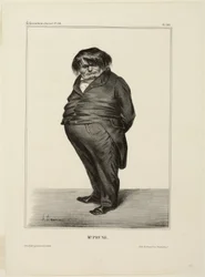 Herr Prune, Tafel 288 aus Célébrités de la Caricature
