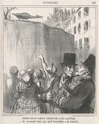 Erscheinung der ... Schlange in der Rue Lacépède