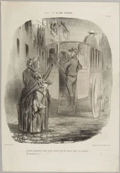„Tut mir leid, Bürgerin...“, Nummer 45 aus der Serie „Alles, was man will“ aus Le Charivari