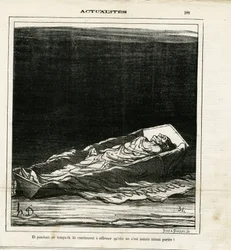 Illustration von Honoré Daumier (1808-1879) in Le Charivari