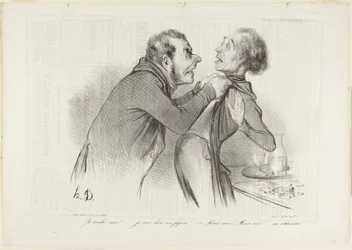 Ich betrüge? Ich? ..., Nummer 11 aus der Serie Croquis d