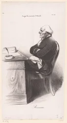 Karikatur von Jean-Joseph Rousseau