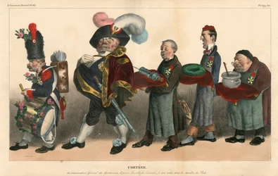 La Caricature (1830) politisch, Satirisch in Farben