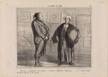 Meister, ick verlass Ihren Dienst... (Der Komet von 1857, Blatt 4)