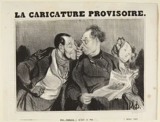 ...Nicht gerade großartig? Finden Sie nicht!, aus der Serie Types Parisiens aus La Caricature Provisoire