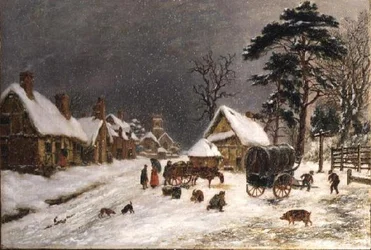 Schneeszene