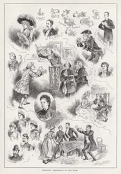 Theateraufführung von Taubstummen (Gravur)
