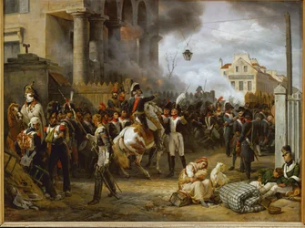 La barrière de Clichy - Die Verteidigung von Paris an der Porte de Clichy gegen die alliierten Armeen von Großbritannien, Russland, Preußen