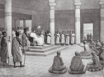 König Milinda stellt Fragen, 140 v. Chr.