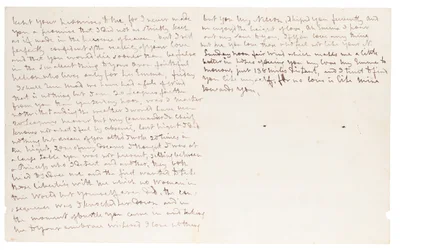 Autographenbrief an Lady Hamilton, n.p. [Foudroyant auf See]