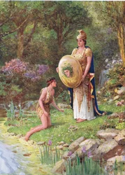 Wagst du es, einem solchen Monster zu begegnen? Illustration für 