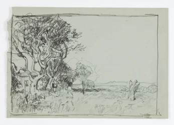Ohne Titel (Baum mit Haus)