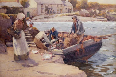 Den Fang an Land bringen