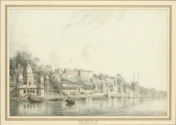 Benares am Fluss Ganges