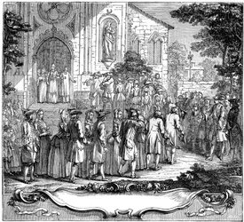 Heirat von zehn armen Mädchen, 1761, 1885