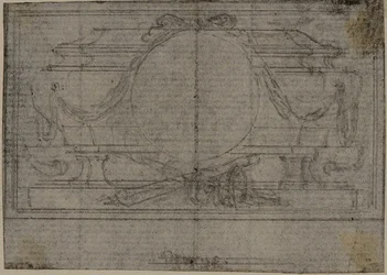 Studie für En Tête Vignette in Tacitus "Tibère, ou Les Six Premiers Livres des Annales", Buch IV