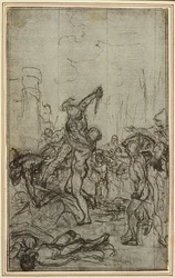 Studie für Lucains "La Pharsale", Gesang IV