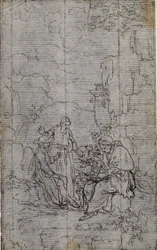 Studie für Vignette in Abbé Dinouarts "Vie du Venerable don Juan de Palafox", S. 391