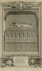 Das Denkmal von König Richard II. und seiner Königin Ann