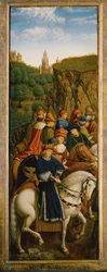 Die gerechten Richter (unteres linkes Panel)
