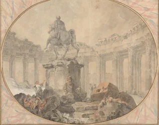 Reiterstatue von Marcus Aurelius, 1757