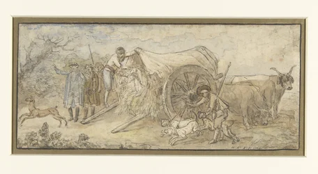 Planwagen in der Campagna