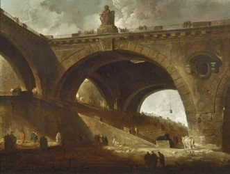 Die alte Brücke, um 1760