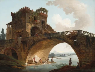 Ponte Salario, um 1775