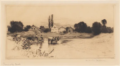 Überquerung des Baches