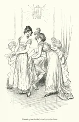 Illustration für Northanger Abbey von Jane Austen